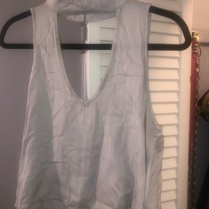 ☆ gray cut out tank top ☆